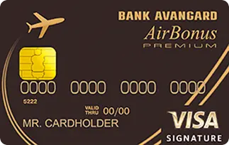 Visa карта «Airbonus Premium» от банка Авангард