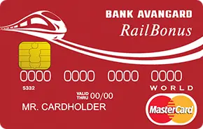 Mastercard карта «Railbonus» от банка Авангард