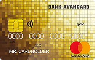 Карта «Стандартная» от банка Авангард: золотая Mastercard