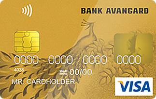 Карта «Стандартная» от банка Авангард: золотая Visa