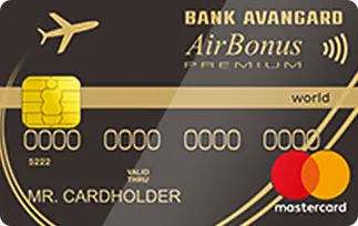 Карта «Airbonus Premium» от банка Авангард: кредитная Mastercard