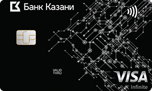 Карта «Открытый рынок» от банка Казани: премиальная Visa