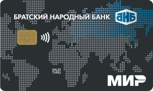 Карта «Народный банк» от банка Братский АНКБ