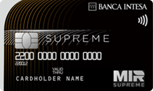 Премиальная карта «Mir Supreme» от банка Интеза