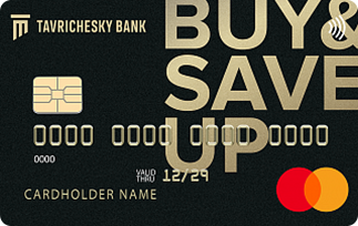 Карта «Купил-Накопил» от банка Таврический: золотая Mastercard